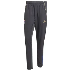 adidas Olympique Lyon Presentatie Trainingspak Full-Zip 2025-2026 Donkergrijs Goud Rood Blauw