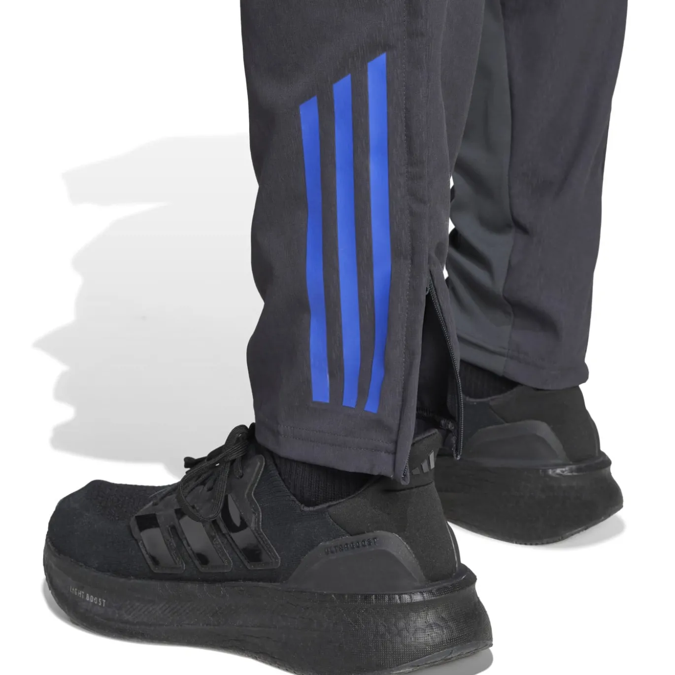 adidas Olympique Lyon Presentatie Trainingspak Full-Zip 2025-2026 Donkergrijs Goud Rood Blauw