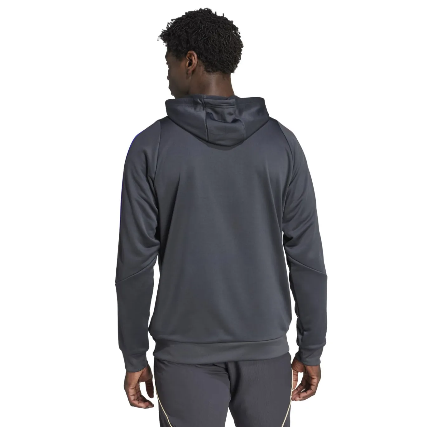 adidas Olympique Lyon Track Hoodie 2025-2026 Donkergrijs Goud Rood Blauw