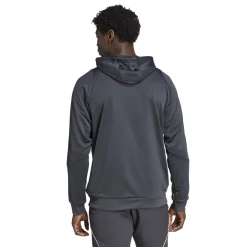 adidas Olympique Lyon Track Trainingspak Hooded 2025-2026 Donkergrijs Goud Rood Blauw