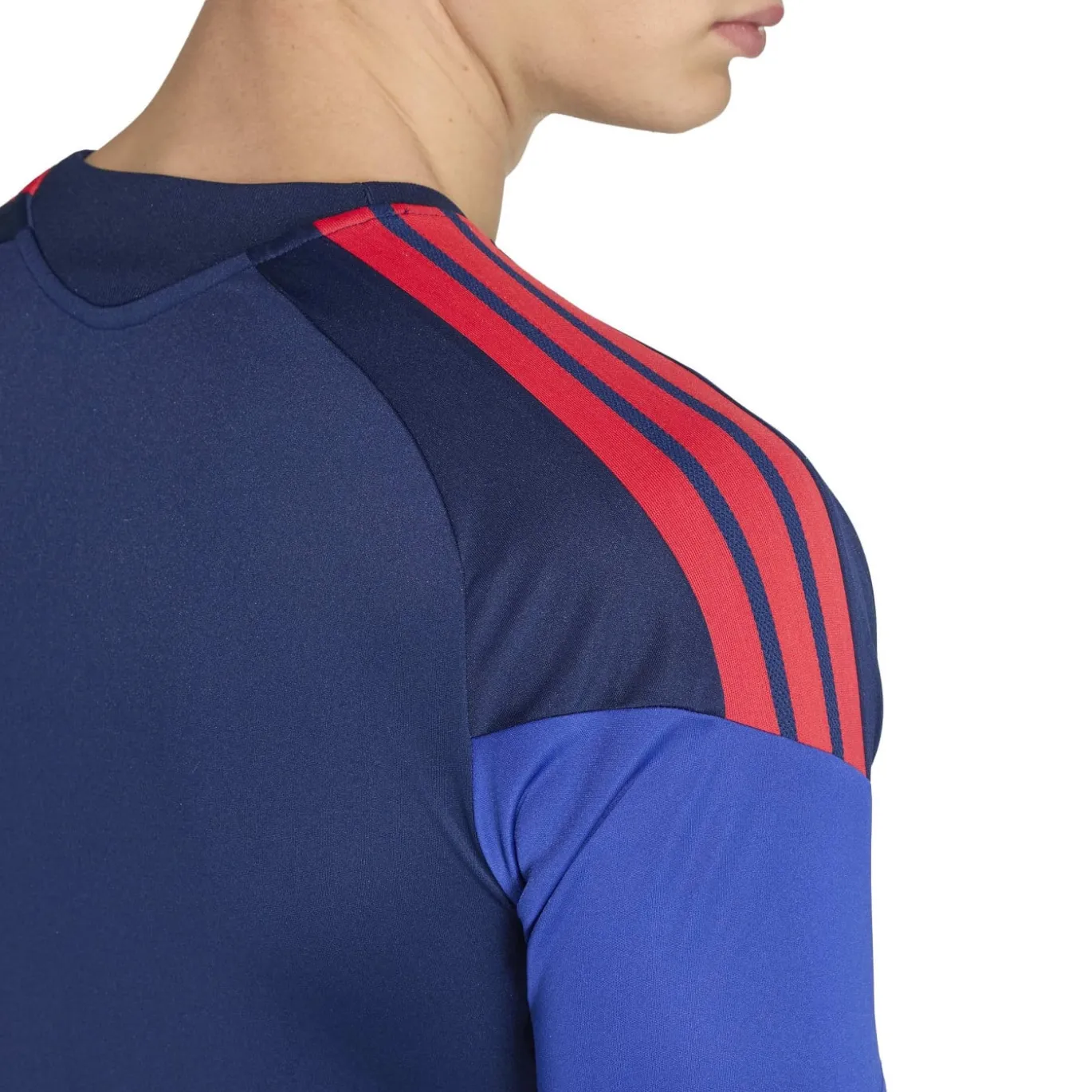 adidas Olympique Lyon Trainingsshirt 2026-2027 Donkerblauw Blauw Rood