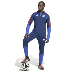 adidas Olympique Lyon Trainingstrui 1/4-Zip 2026-2027 Donkerblauw Blauw Rood