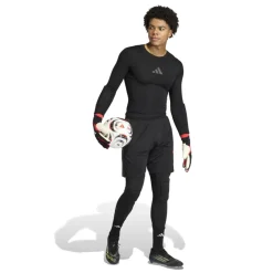 adidas Padded Keepersshirt Lange Mouwen Zwart