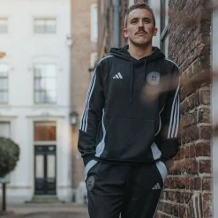 adidas PEC Zwolle Hooded Stadswapen Trainingspak Zwart Wit