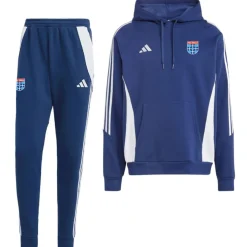 adidas PEC Zwolle Hooded Trainingspak Blauw Wit