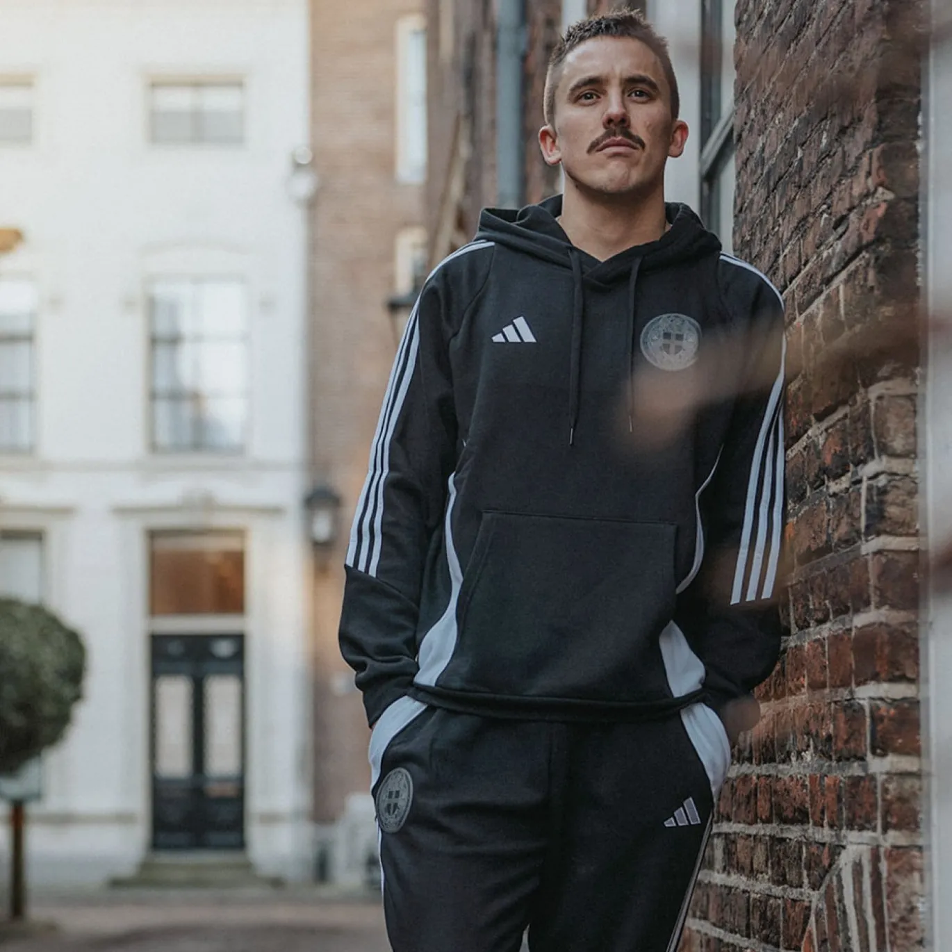 adidas PEC Zwolle Hoodie Stadswapen Zwart Wit