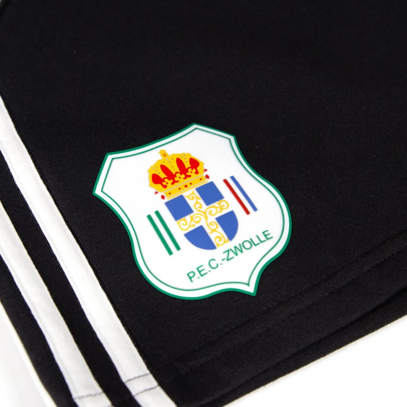 adidas PEC Zwolle Lifestyle Trainingsbroekje 2024-2025 Zwart Wit