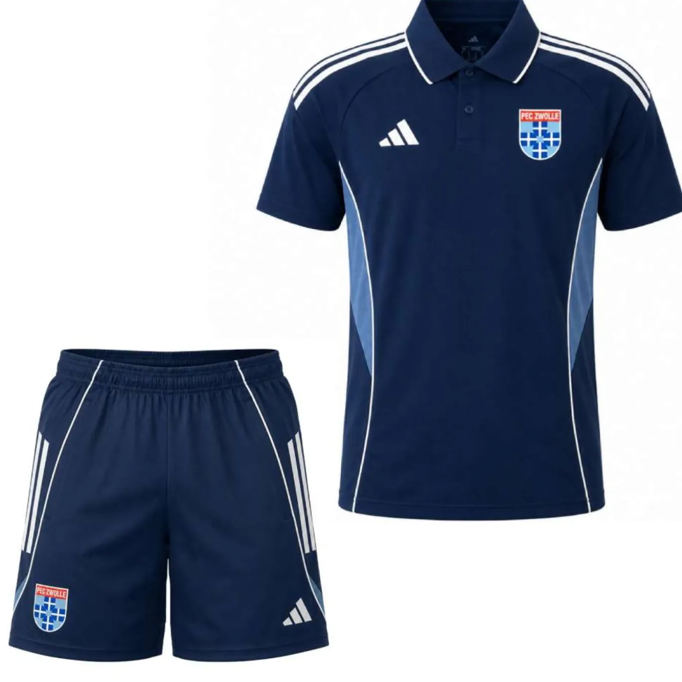 adidas PEC Zwolle Presentatieset 2026-2027 Donkerblauw