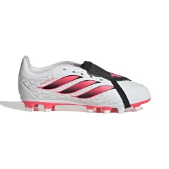 adidas Predator Club FT Gras / Kunstgras Voetbalschoenen (MG) Kids Wit Zwart Roze