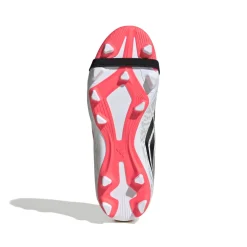 adidas Predator Club FT Gras / Kunstgras Voetbalschoenen (MG) Kids Wit Zwart Roze