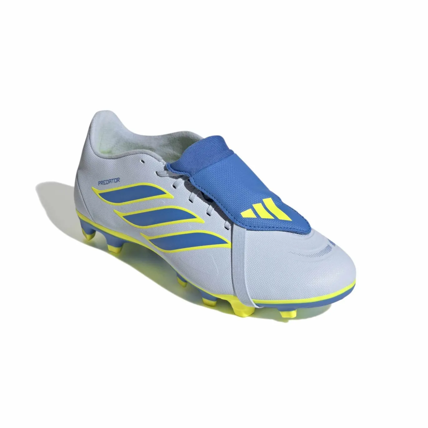 adidas Predator Club FT Gras / Kunstgras Voetbalschoenen (MG) Lichtblauw Blauw Geel