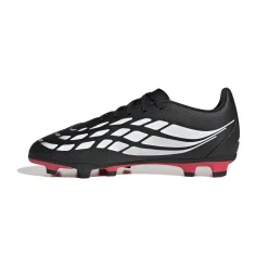 adidas Predator Club Gras / Kunstgras Voetbalschoenen (MG) Kids Zwart Wit Rood
