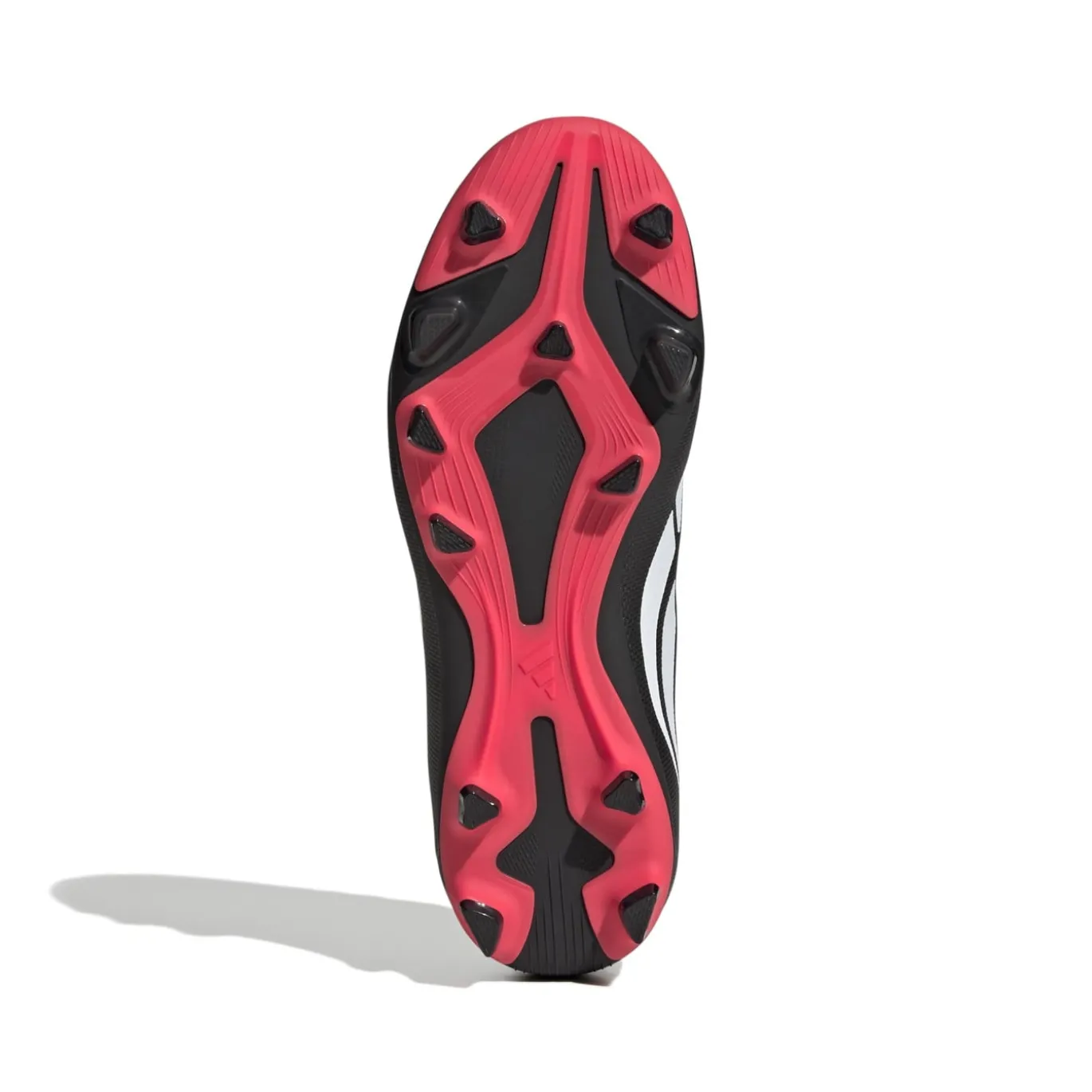 adidas Predator Club Gras / Kunstgras Voetbalschoenen (MG) Kids Zwart Wit Rood