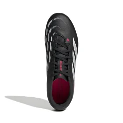 adidas Predator Club Gras / Kunstgras Voetbalschoenen (MG) Kids Zwart Wit Rood