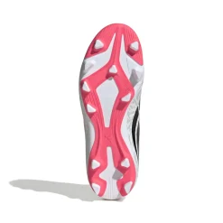 adidas Predator Club Gras / Kunstgras Voetbalschoenen (MG) Kids Wit Zwart Roze