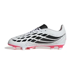 adidas Predator Club Gras / Kunstgras Voetbalschoenen (MG) Kids Wit Zwart Roze
