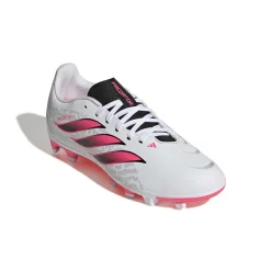 adidas Predator Club Gras / Kunstgras Voetbalschoenen (MG) Kids Wit Zwart Roze