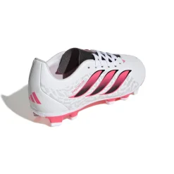 adidas Predator Club Gras / Kunstgras Voetbalschoenen (MG) Kids Wit Zwart Roze