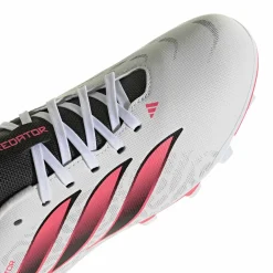 adidas Predator Club Gras / Kunstgras Voetbalschoenen (MG) Kids Wit Zwart Roze