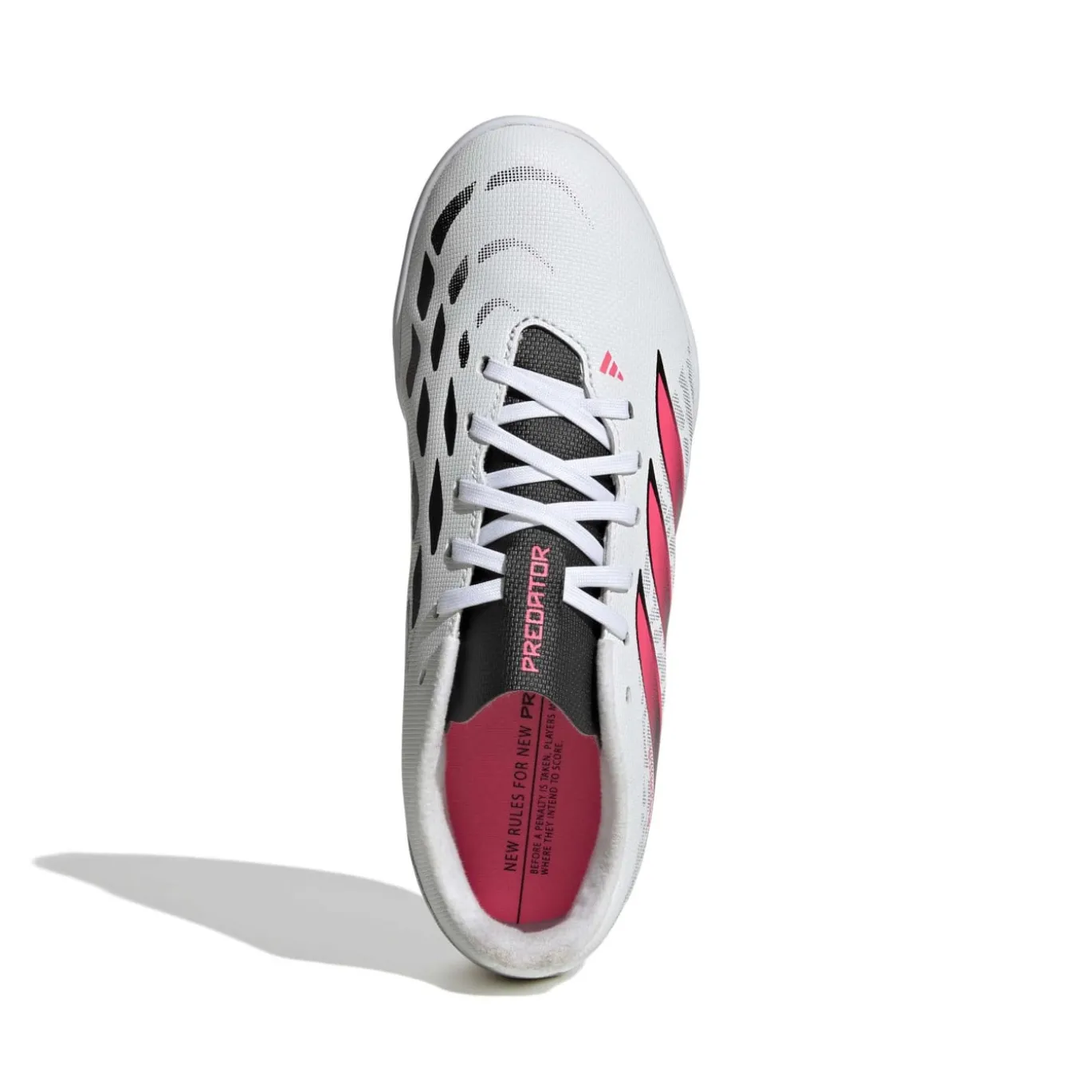 adidas Predator Club Zaalvoetbalschoenen (IN) Kids Wit Zwart Roze
