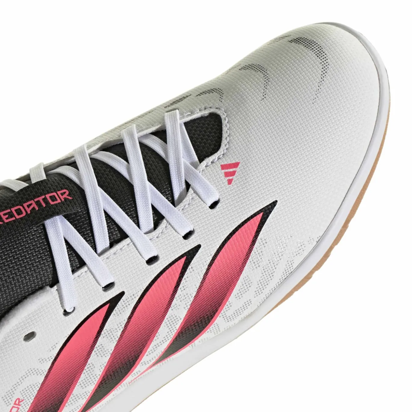 adidas Predator Club Zaalvoetbalschoenen (IN) Kids Wit Zwart Roze