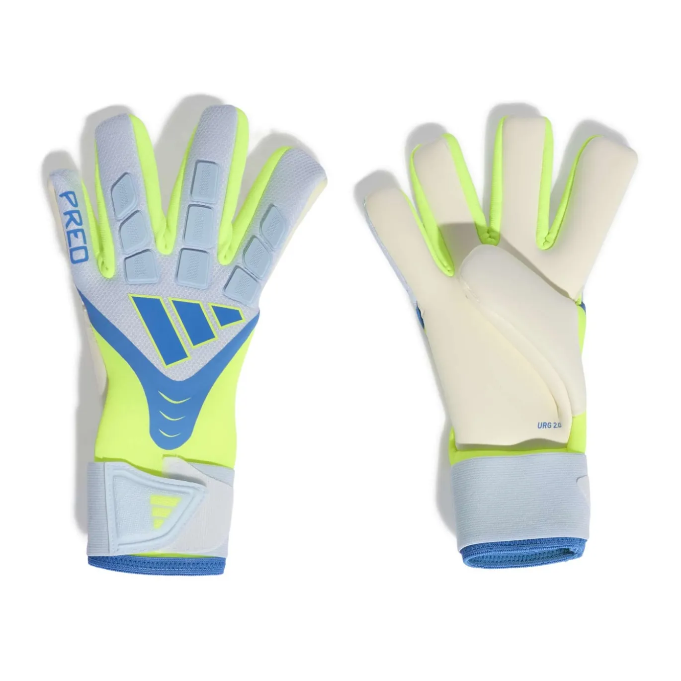 adidas Predator Competition Keepershandschoenen Lichtblauw Blauw Neongeel
