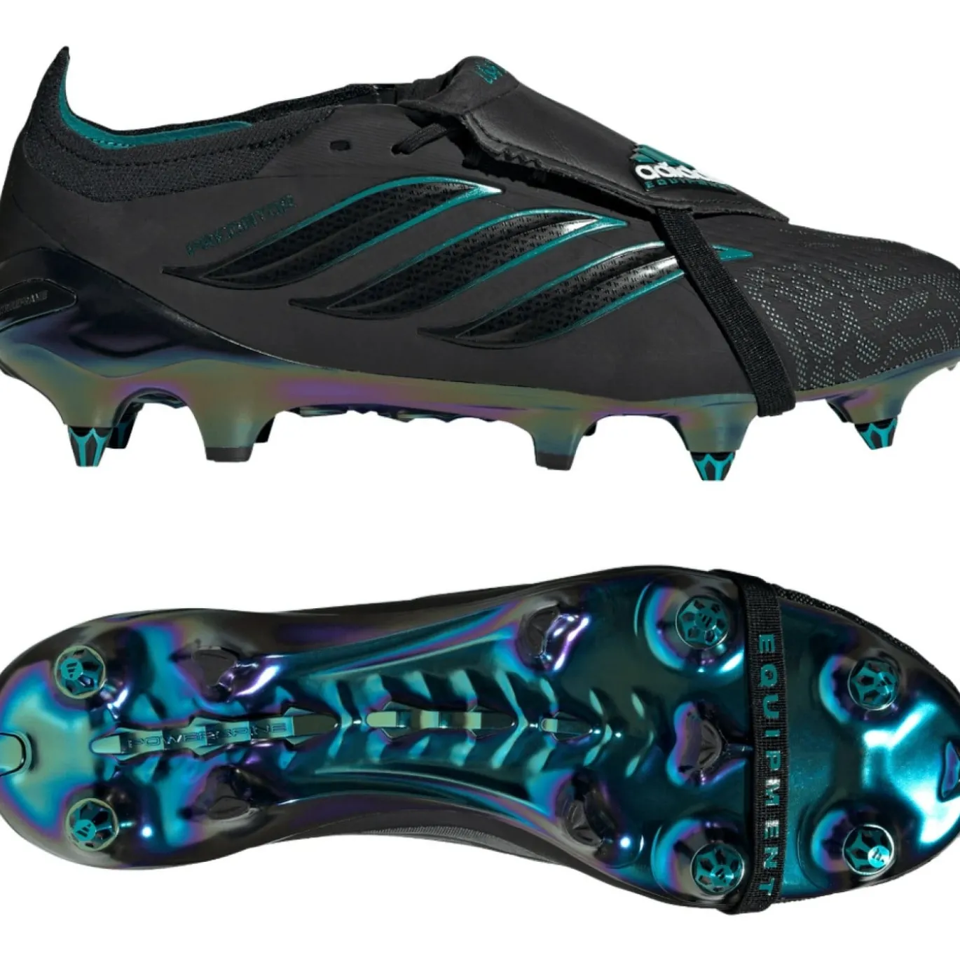 adidas Predator Elite FT EQT IJzeren-Nop Voetbalschoenen (SG) Zwart Groen