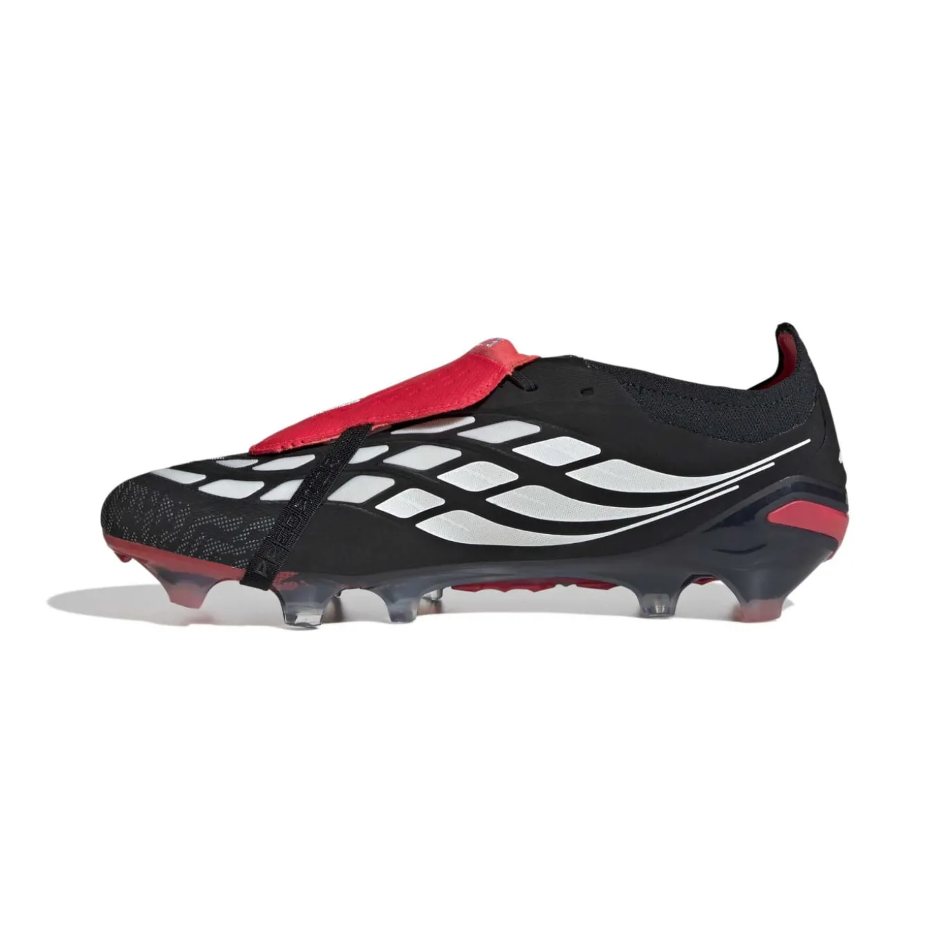 adidas Predator Elite FT Gras Voetbalschoenen (FG) Zwart Wit Rood