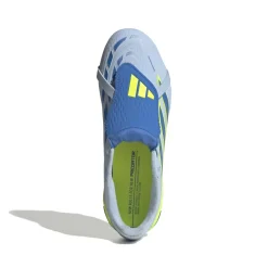 adidas Predator Elite FT Gras Voetbalschoenen (FG) Kids Lichtblauw Blauw Geel