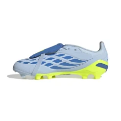 adidas Predator Elite FT Gras Voetbalschoenen (FG) Kids Lichtblauw Blauw Geel