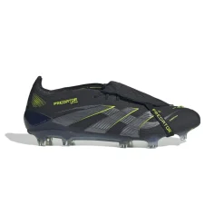 adidas Predator Elite FT Gras Voetbalschoenen (FG) Zwart Donkergrijs Neongeel