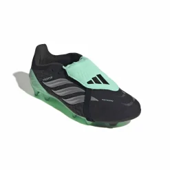 adidas Predator Elite FT Gras Voetbalschoenen (FG) Kids Zwart Zilver Mintgroen