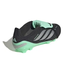 adidas Predator Elite FT Gras Voetbalschoenen (FG) Kids Zwart Zilver Mintgroen