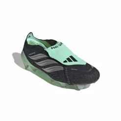 adidas Predator Elite FT Gras Voetbalschoenen (FG) Zwart Zilver Mintgroen