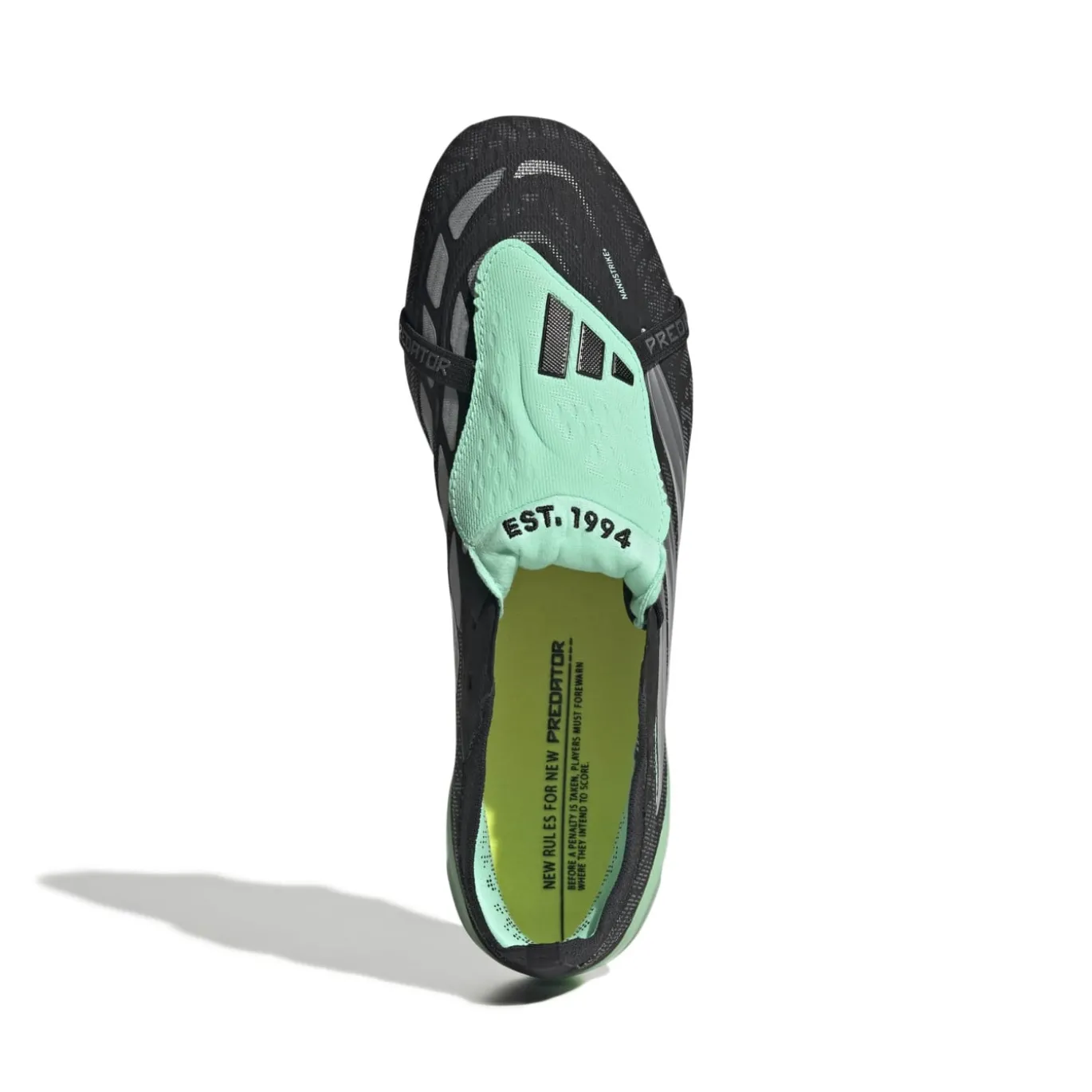 adidas Predator Elite FT Gras Voetbalschoenen (FG) Zwart Zilver Mintgroen