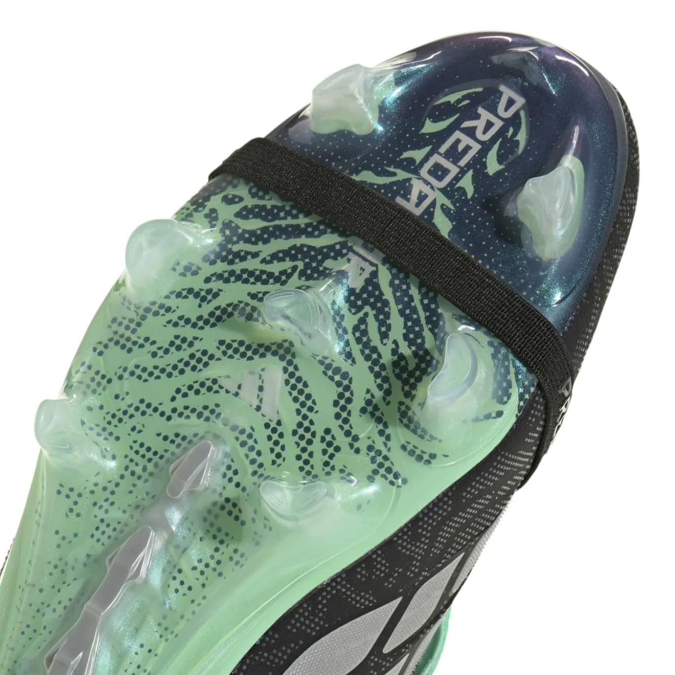 adidas Predator Elite FT Gras Voetbalschoenen (FG) Zwart Zilver Mintgroen