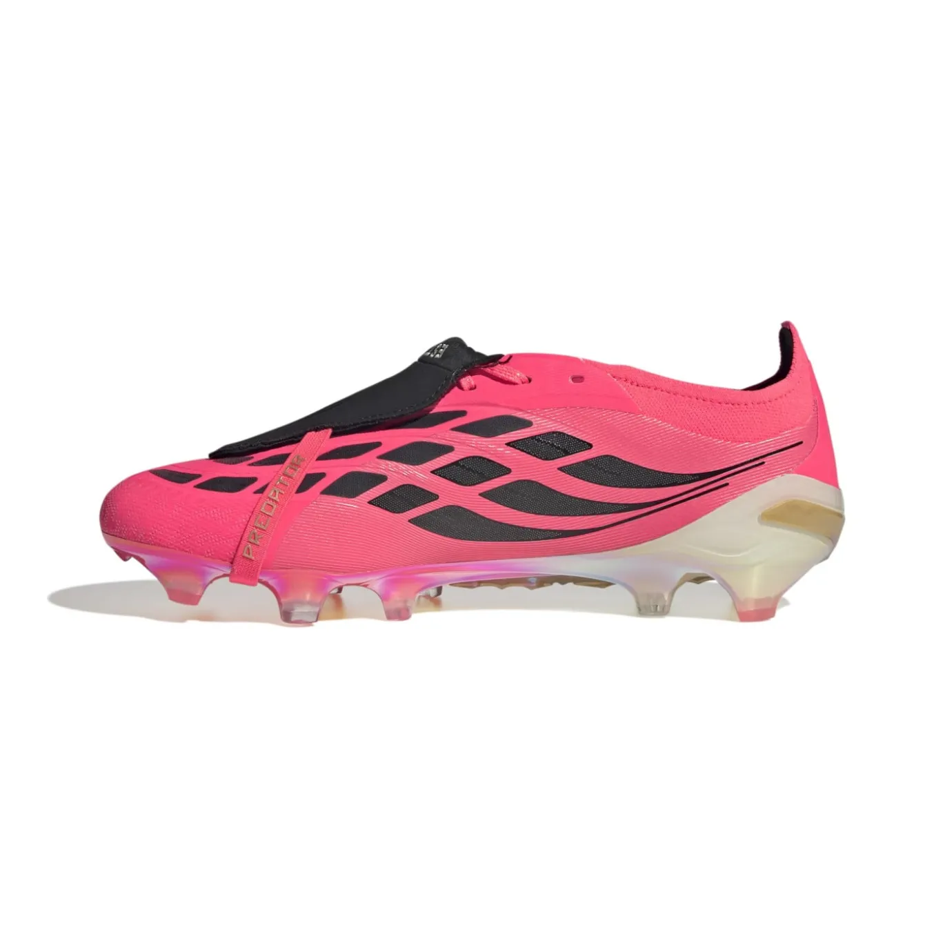 adidas Predator Elite FT Gras Voetbalschoenen (FG) Felroze Zilvergrijs Zwart Goud