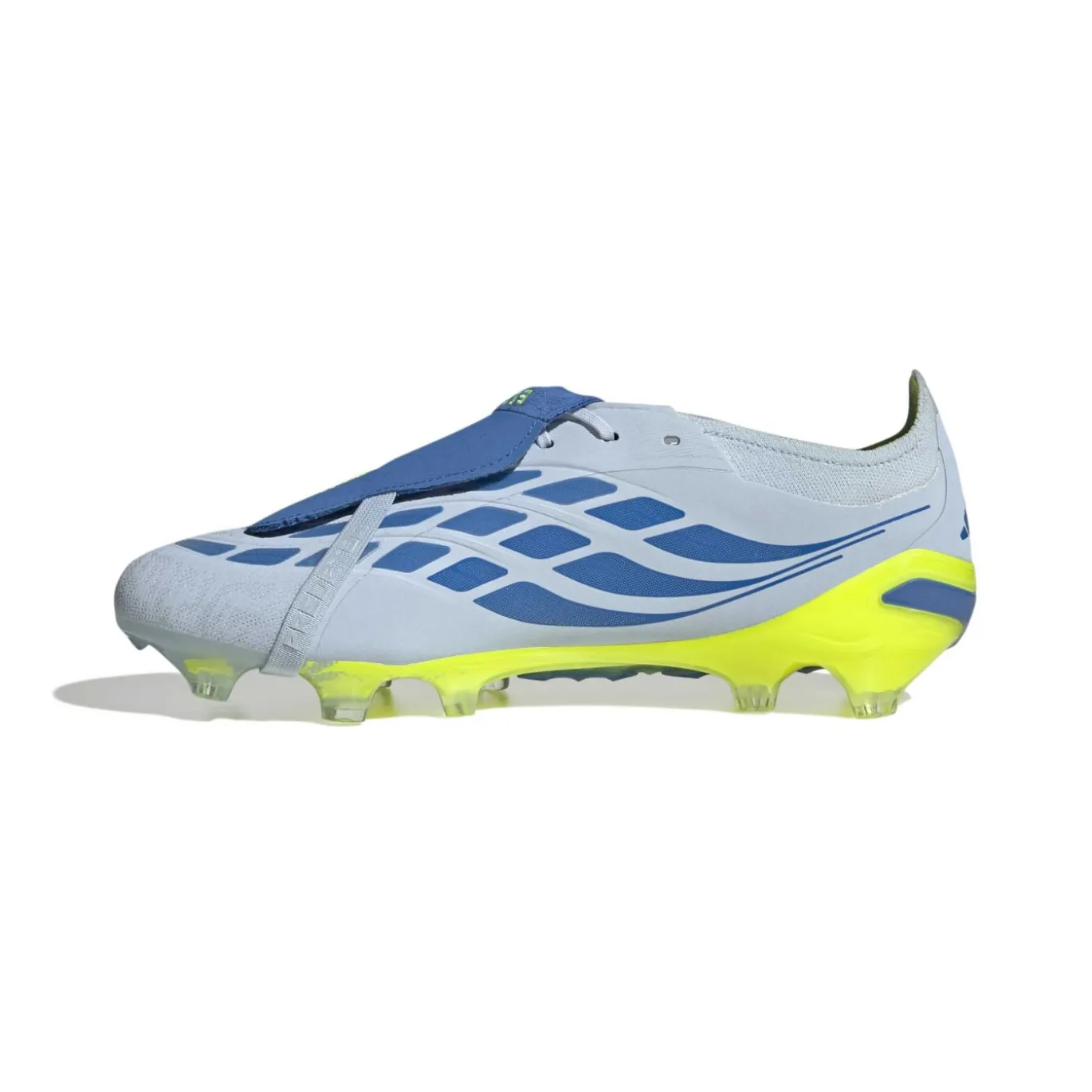 adidas Predator Elite FT Gras Voetbalschoenen (FG) Lichtblauw Blauw Geel