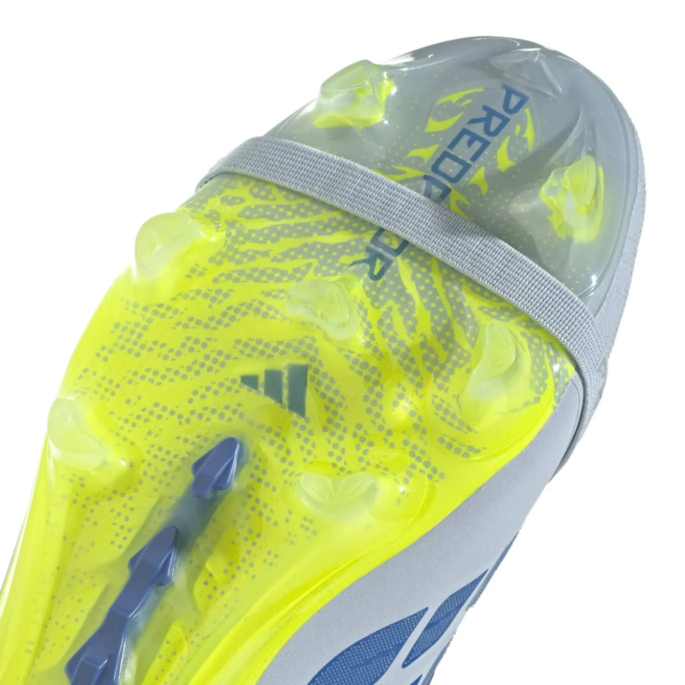 adidas Predator Elite FT Gras Voetbalschoenen (FG) Lichtblauw Blauw Geel