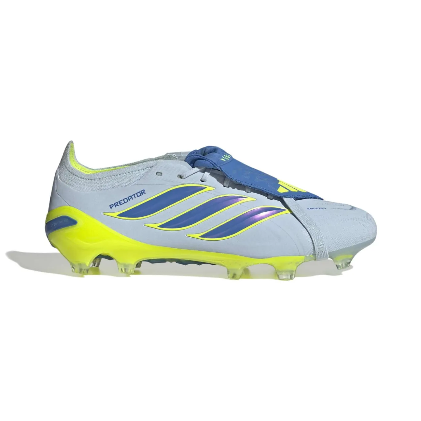 adidas Predator Elite FT Gras Voetbalschoenen (FG) Lichtblauw Blauw Geel