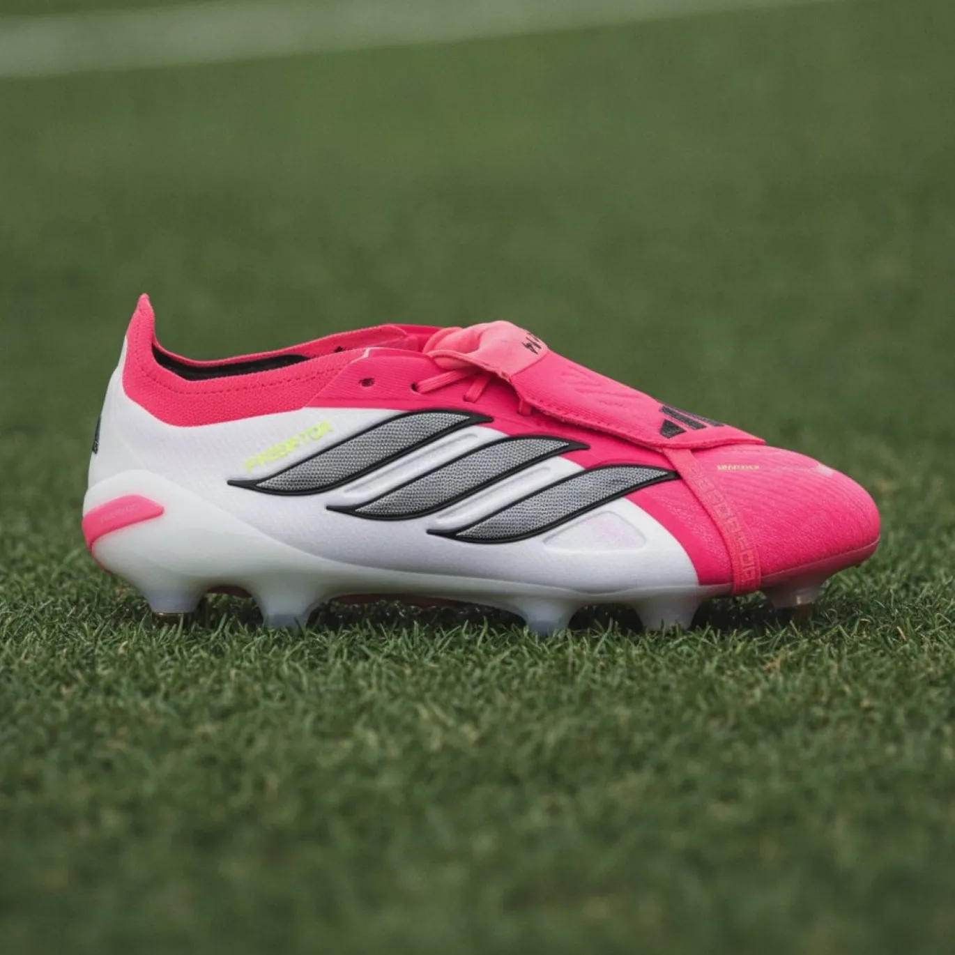 adidas Predator Elite FT IJzeren-Nop Voetbalschoenen (SG) Rood Wit Zwart