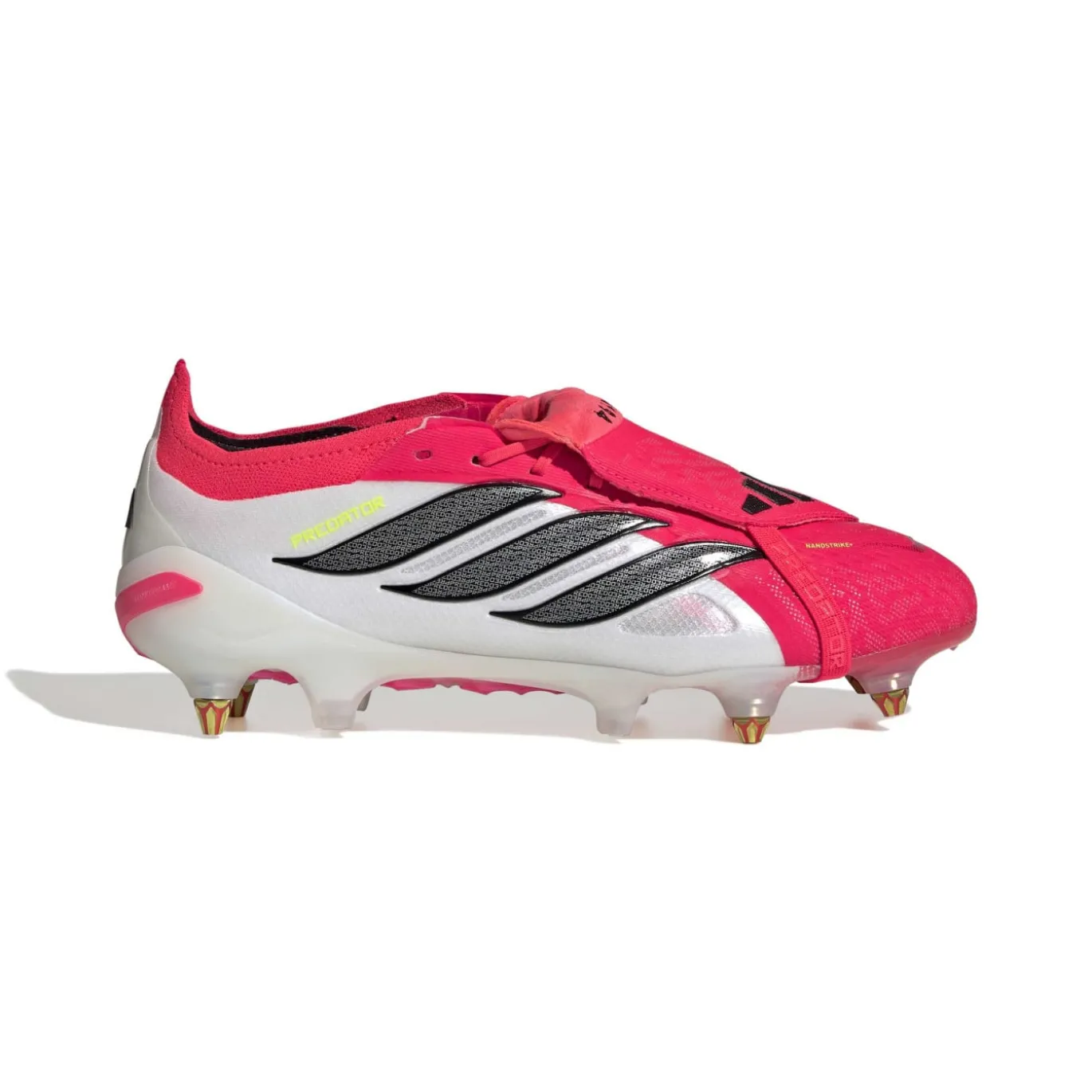 adidas Predator Elite FT IJzeren-Nop Voetbalschoenen (SG) Rood Wit Zwart