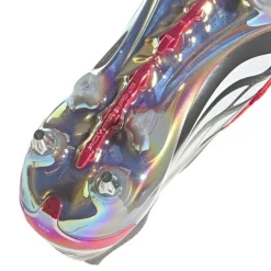 adidas Predator Elite FT IJzeren-Nop Voetbalschoenen (SG) Donkergrijs Wit Zilver Rood