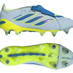 adidas Predator Elite FT IJzeren-Nop Voetbalschoenen (SG) Lichtblauw Blauw Geel