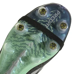 adidas Predator Elite FT IJzeren-Nop Voetbalschoenen (SG) Zwart Zilver Mintgroen