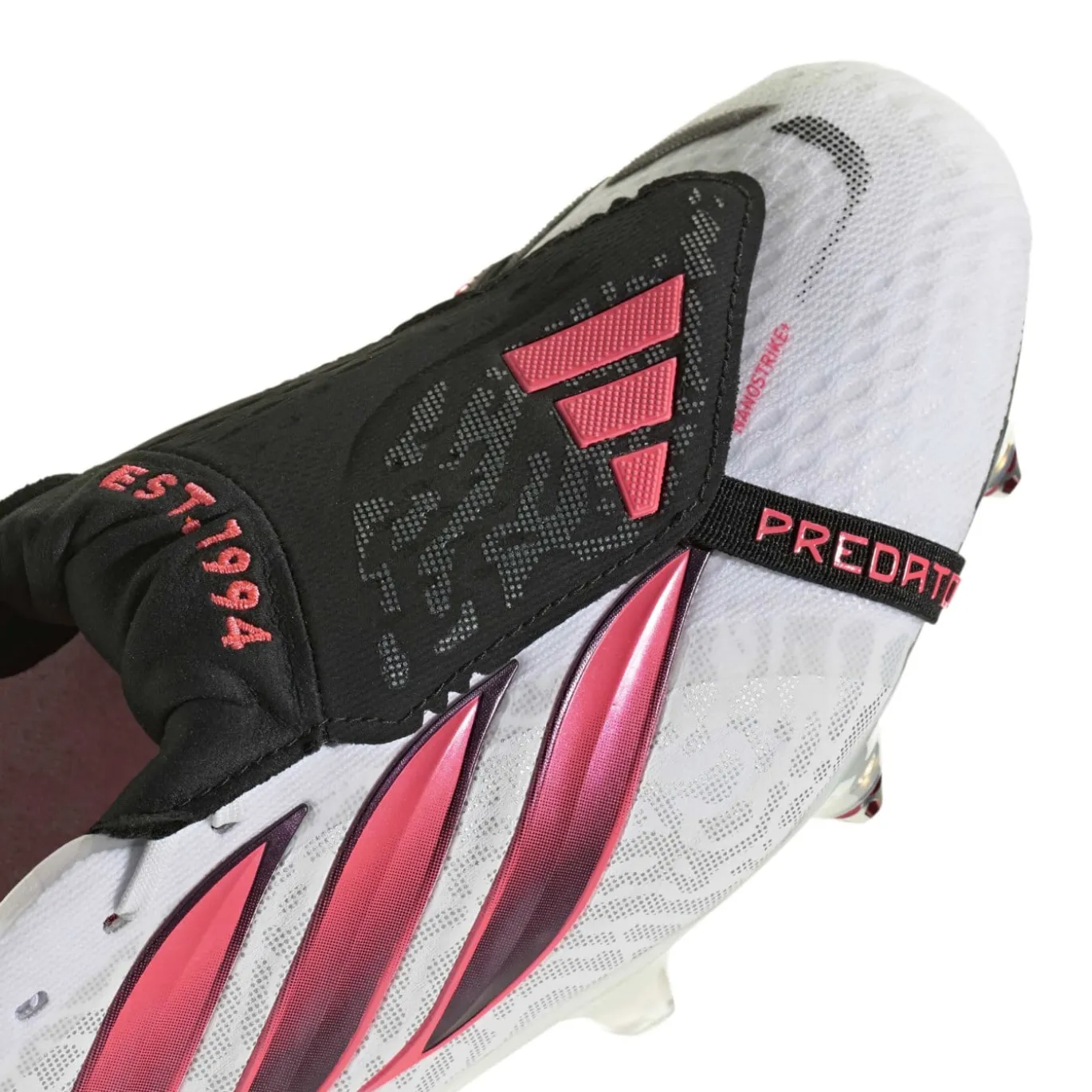 adidas Predator Elite FT IJzeren-Nop Voetbalschoenen (SG) Wit Zwart Roze