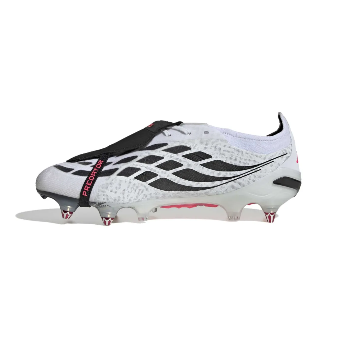 adidas Predator Elite FT IJzeren-Nop Voetbalschoenen (SG) Wit Zwart Roze
