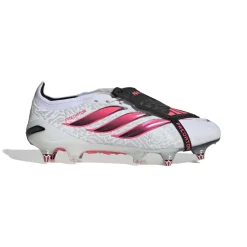 adidas Predator Elite FT IJzeren-Nop Voetbalschoenen (SG) Wit Zwart Roze