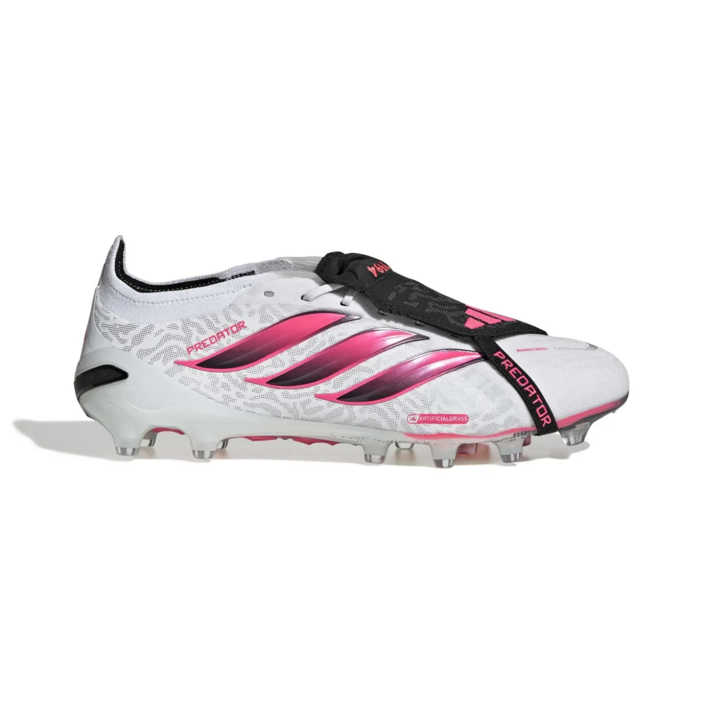 adidas Predator Elite FT Kunstgras Voetbalschoenen (AG) Wit Zwart Roze