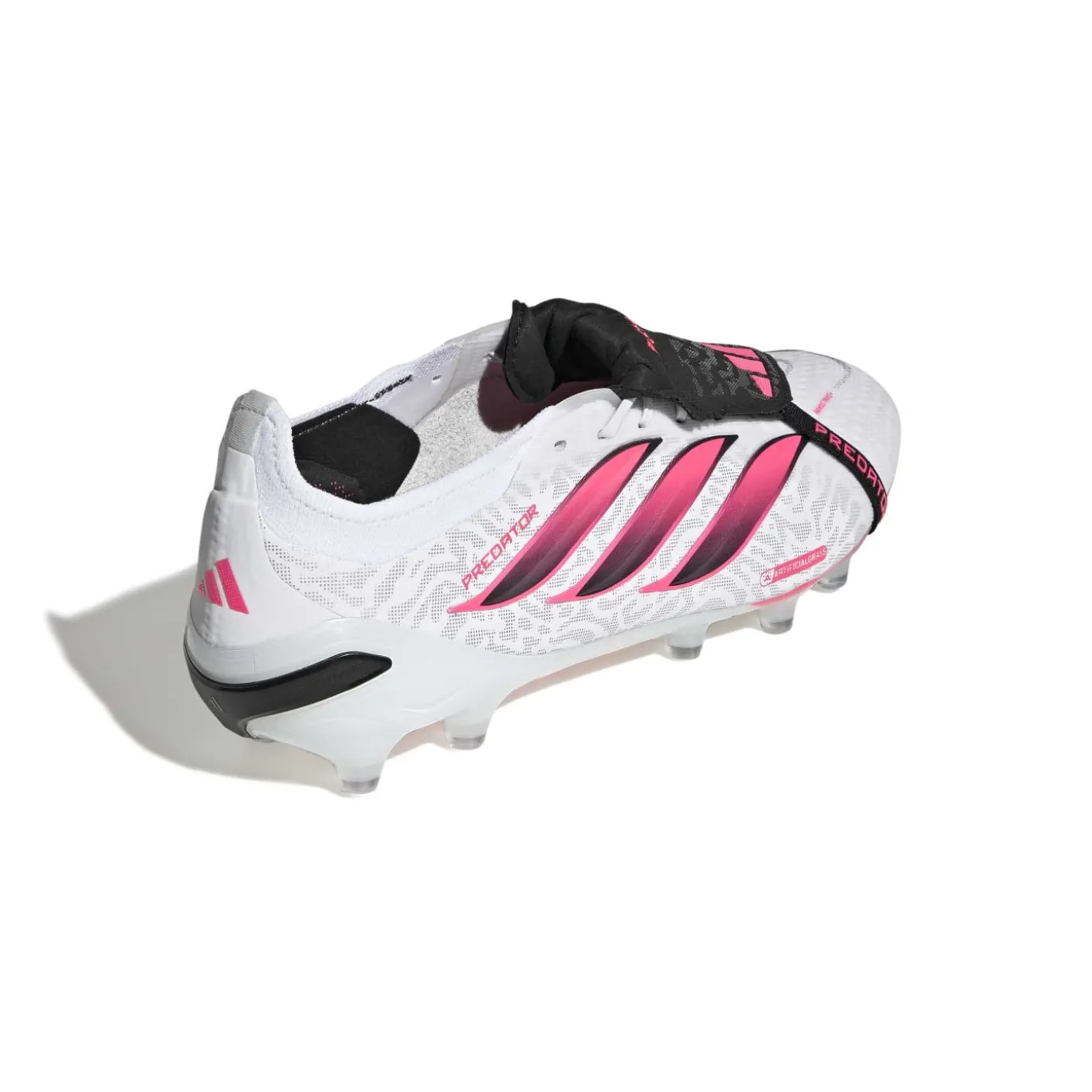 adidas Predator Elite FT Kunstgras Voetbalschoenen (AG) Wit Zwart Roze